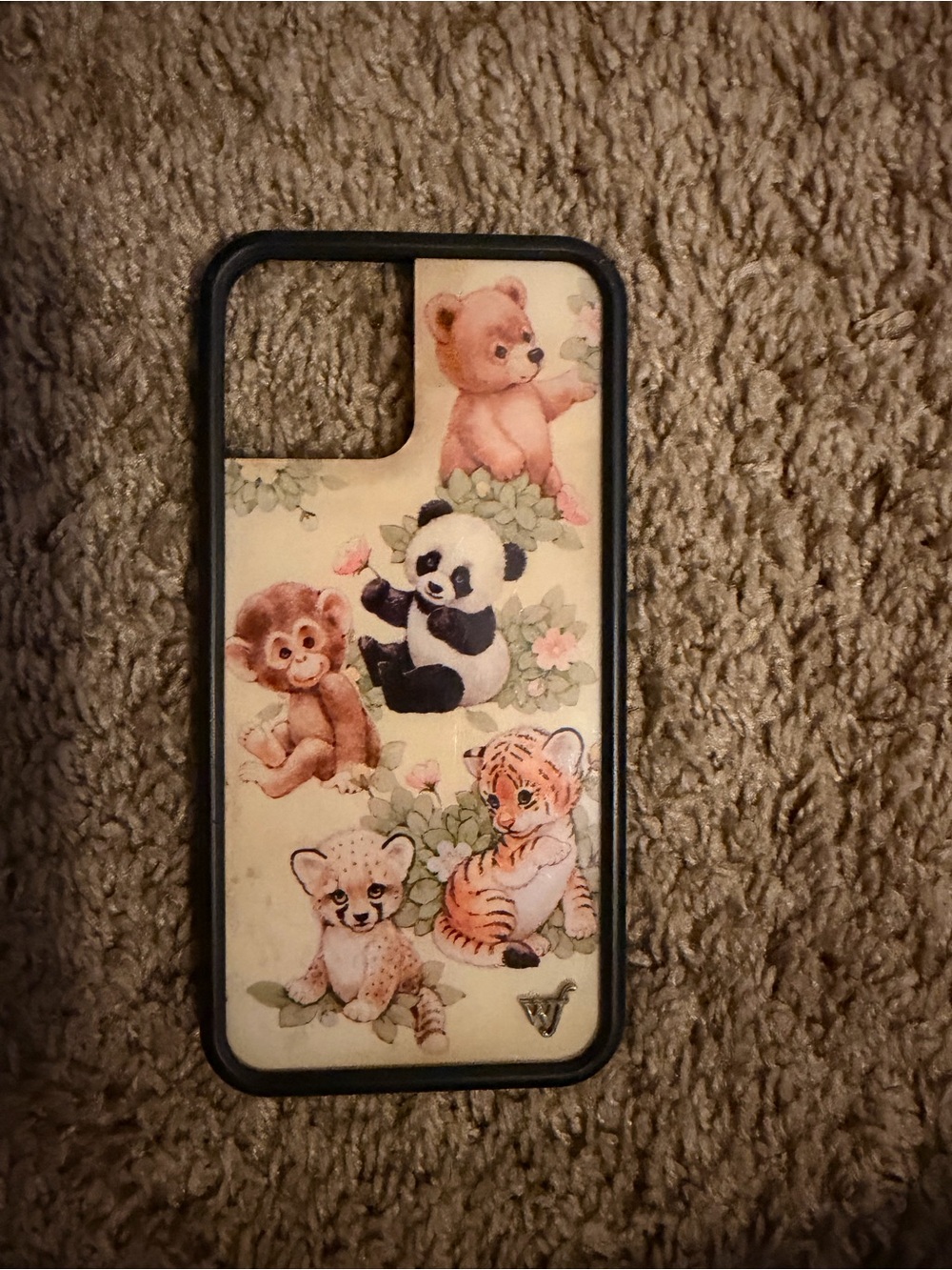 Wildflower Case iPhone 12 Pro Max - Cute Baby Animals Floral iPhone Case